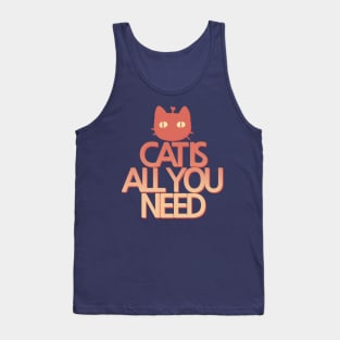 CAT IS ALL YOU NEED by Sunnie Meowtlu Tank Top